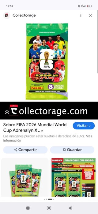 Intercambio Cromos Adrenalyn Mundial FIFA 2026