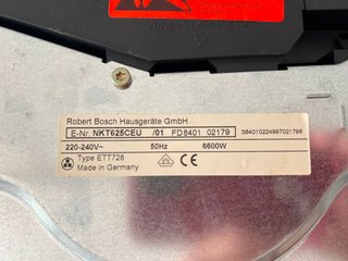 Placa vitrocerámica Bosch VENTA EN MANO EN NIGRÁN