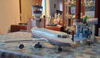 Pack Playmobil Aeropuerto, Avión y Torre Control