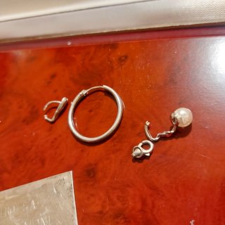 Joyas de plata de ley placa y restos 20,44 gr.