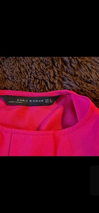 Blusa Zara Roja Talla M
