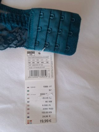Conjunto Lencería Encaje Talla 90B