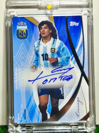 ARIEL ORTEGA - AUTOGRAFO ORIGINAL - TOPPS LINEAGE