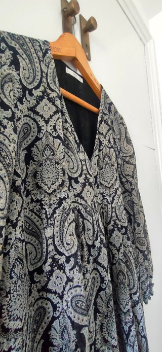 Vestido estampado paisley Mango