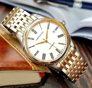 Reloj Hamilton Acero y Oro para mujer