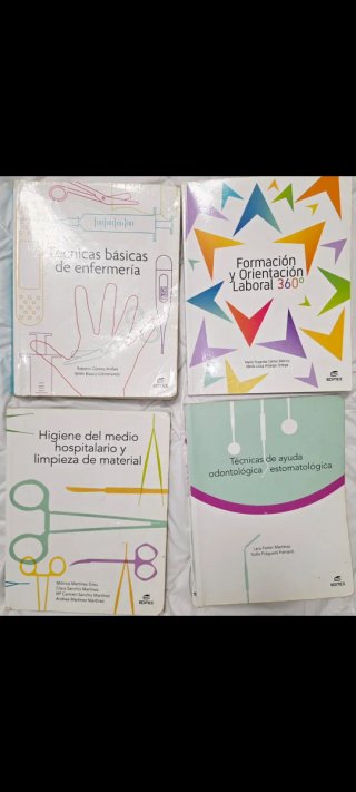 Libros auxiliar enfermería