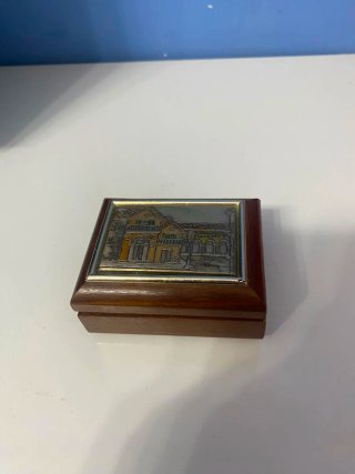 Portagioie vintage argento 825