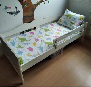 Cama infantil madera blanca IKEA