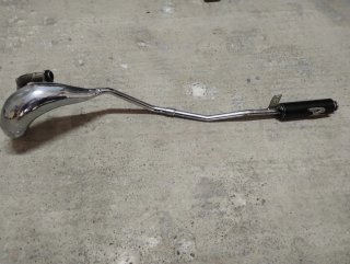 Tubo Escape Turbo Kit R cromado para Derbi Senda