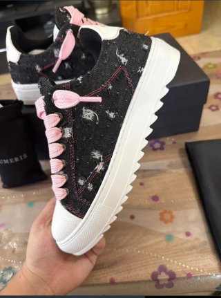 Numeris Atelier Zapatillas Denim Rosa