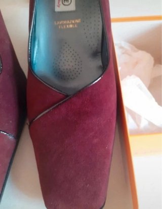 Scarpe donna scamosciate bordeaux VALLEVERDE