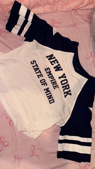 Camiseta Crop Top New York