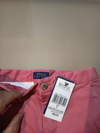 Pantalón chino Ralph Lauren niño rosa