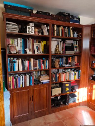 Librería de madera