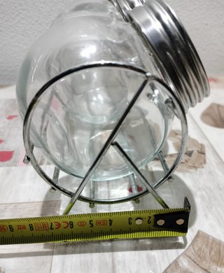 Porta spezie cucina 4 barattoli vetro con supporto
