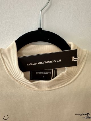 Sudadera Nude Project Beige unisex.
