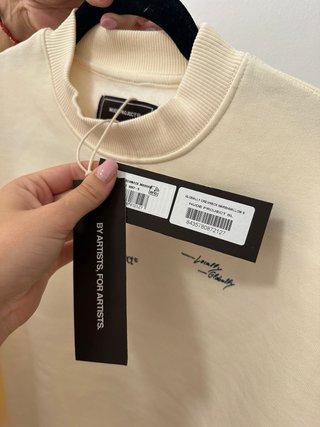 Sudadera Nude Project Beige unisex.