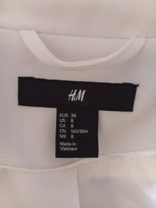 Blazer blanco elegante