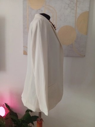 Blazer blanco elegante