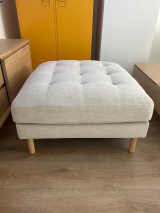 Reposapiés Kave Home Debra Beige