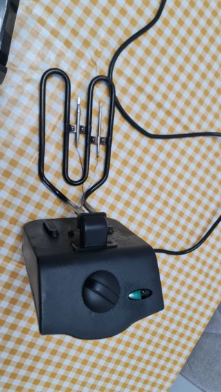 Freidora de aceite con cesta