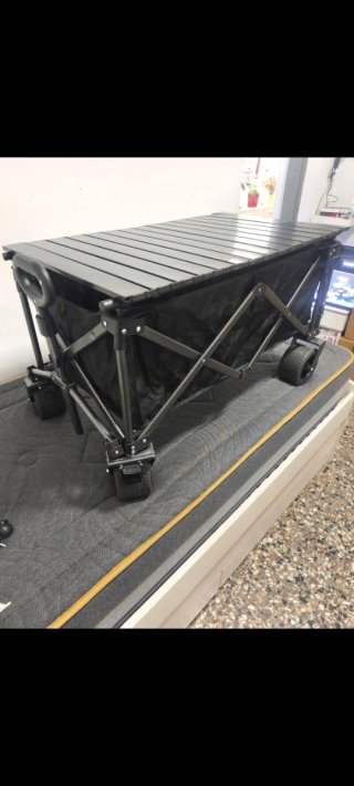 Carrito Plegable Playa con Mesa Aluminio
