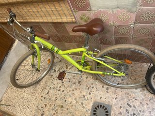Bicicleta verde