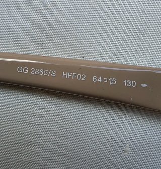 Gafas de sol Gucci Beige y Doradas