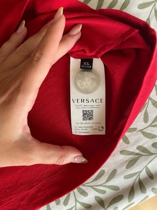 Camiseta Versace Roja Talla XL
