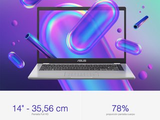 Portatile Asus Vivobook E410MA Bianco Zen + Custodia
