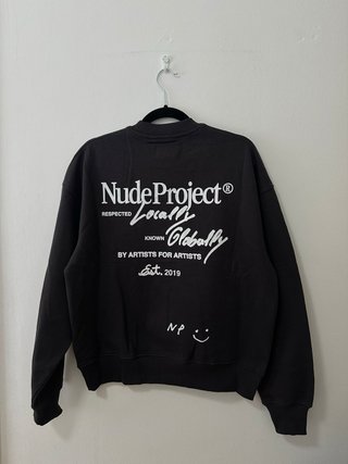 Sudadera Nude Project Azul Marino Unisex