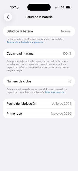 iPhone Air Negro 256GB