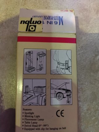 Linterna 6 en 1 Vintage nueva sin estrenar.