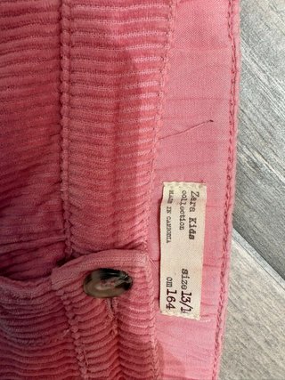 Pantalones de pana rosas