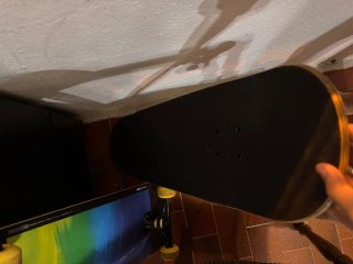 2 Patinetes Skate con Ruedas Amarillas