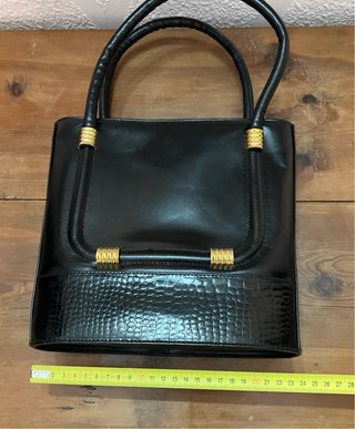 Bolso Piel Vintage Negro