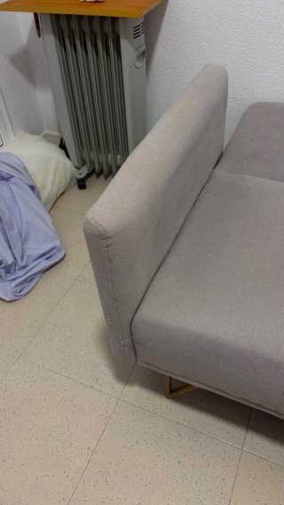 Divano letto nordico grigio chiaro