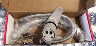 Rubinetto Leovin Beige/Grigio Metallo/Plastica