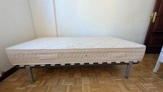 Cama individual con somier