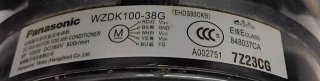 2 Motores Ventilador Panasonic WZDK 100-38G