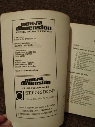 Revista Nueva Dimensión 8 extra | Isaac Asimov