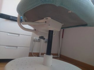 Sillas infantil estudio IKEA azul, las dos