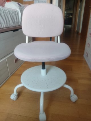 Sillas infantil estudio IKEA azul, las dos