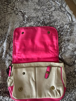 Bolso Desigual Beige y Rosa