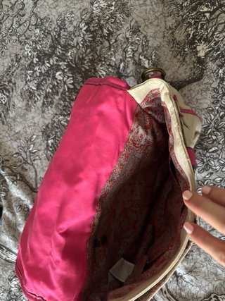 Bolso Desigual Beige y Rosa