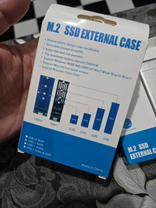 2 Custodie SSD M.2 USB 3.2 Gen1