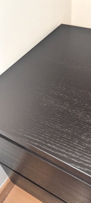 2 mesitas de noche IKEA Malm de 2 cajones