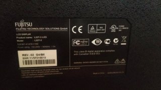 Monitor Nuevo Negro 22 pulgadas led