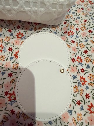 Neceser y espejito Dior Blanco y Dorado