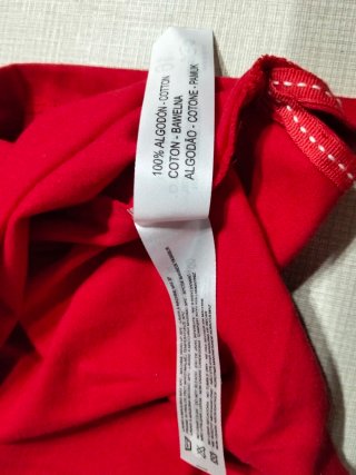 Pijama Minnie Mouse Talla 16 Rojo, nuevo sin usar.